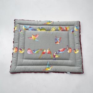 Decke "bunte Vögel" in der Größe XL